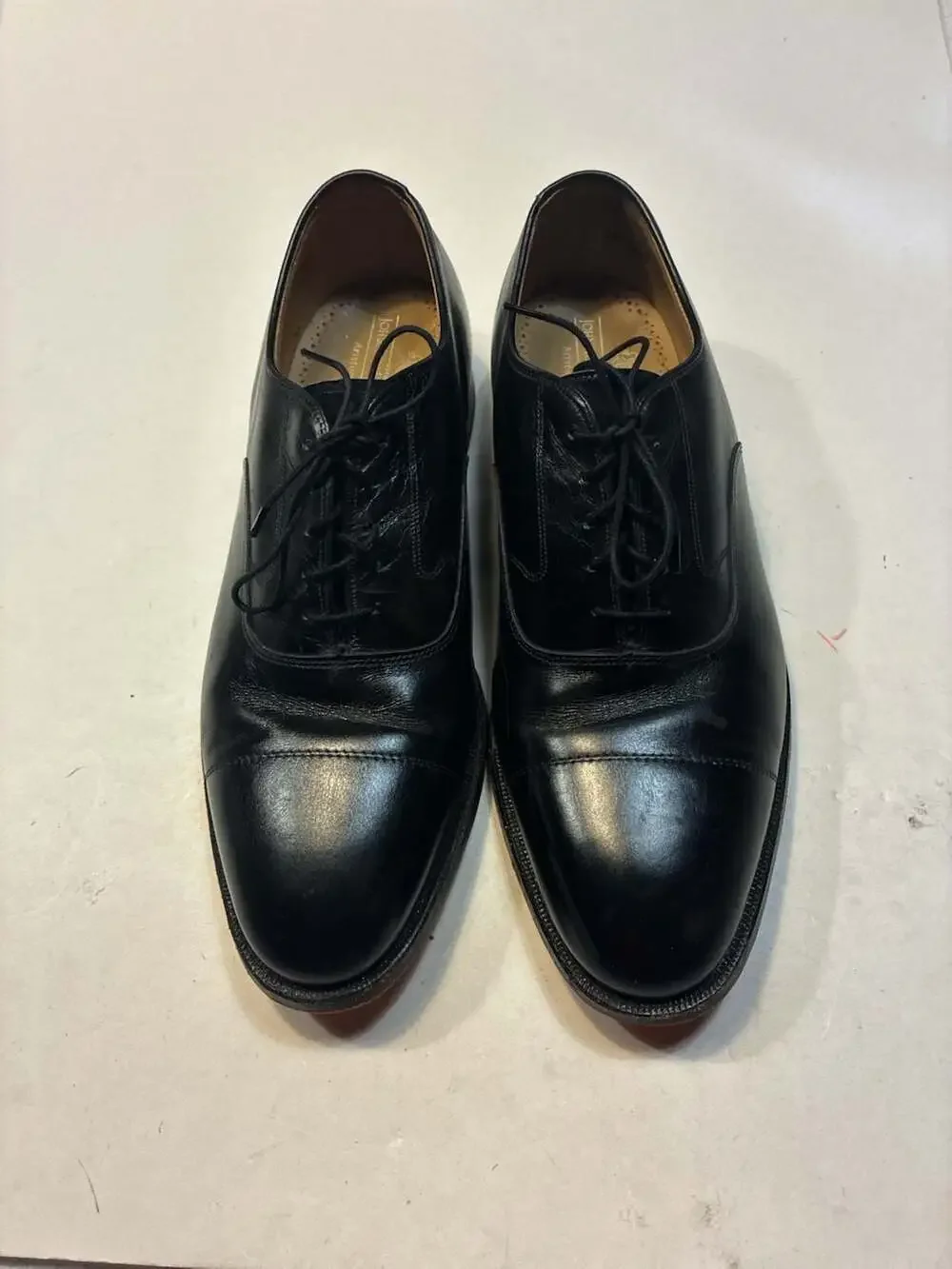 Johnston & Murphy Aristocraft Black Leather Cap Toe Oxford Dress Shoes